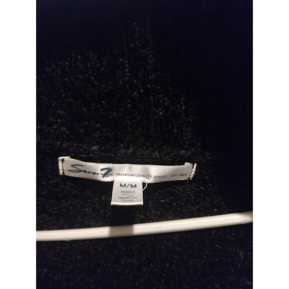 Melissa McCarthy Seven 7 Open Front Cardigan Sweater Womens M Chunky Knit - Picture 4 of 7